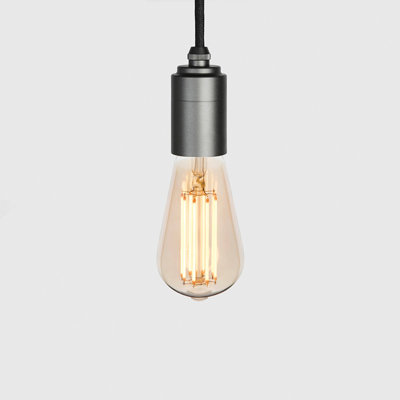 Squirrel Cage Pendant Light In Graphite