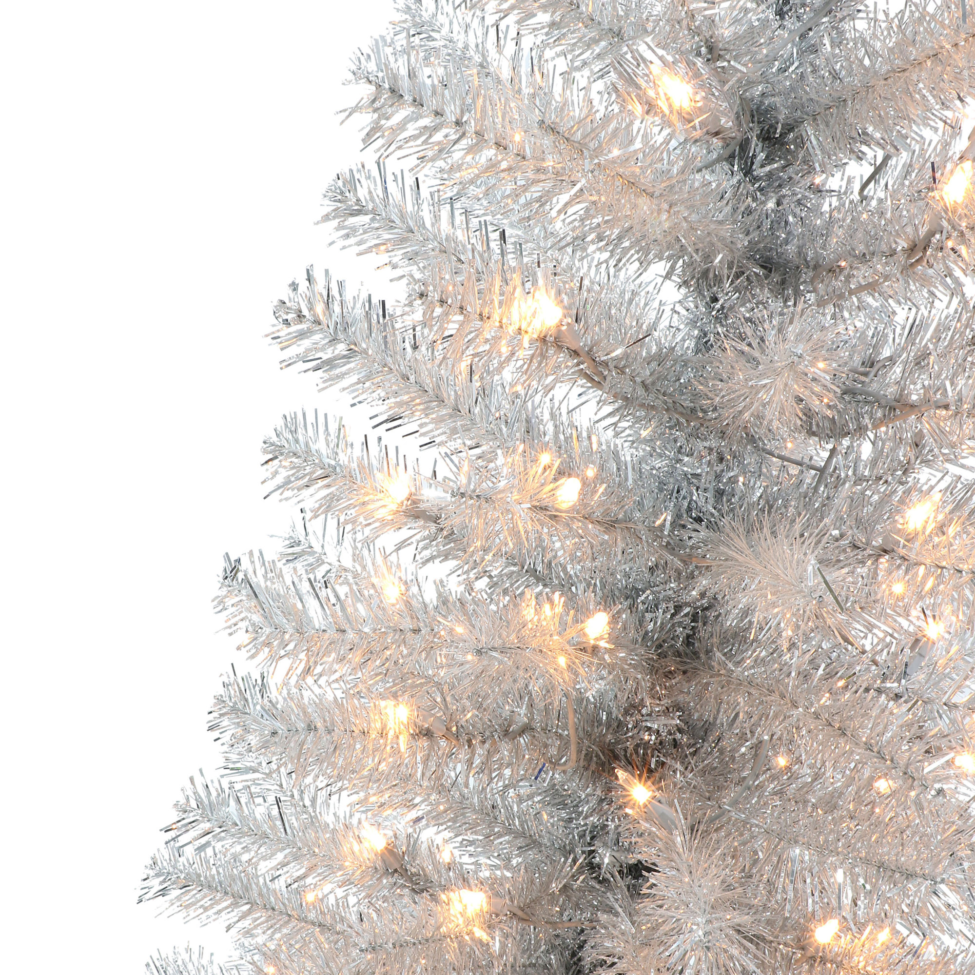 54' Lighted Artificial Fir Christmas Tree