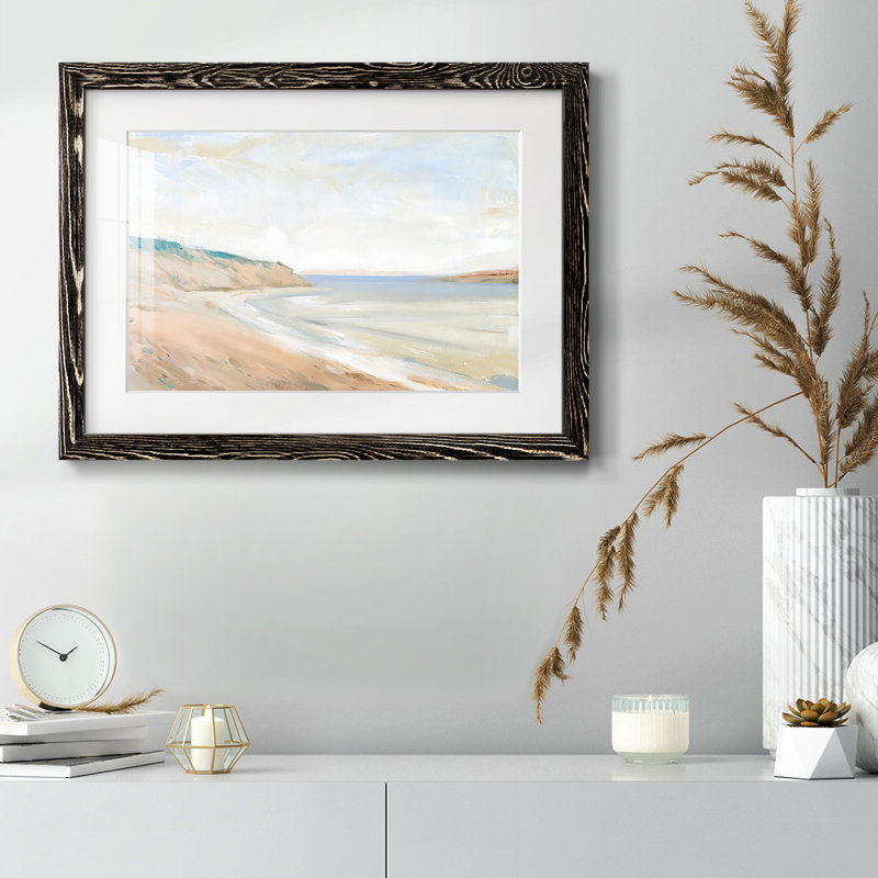 Étude de rivage I, Noir, H 26 po x l 38 po x P 1,5 po
