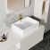 Dublin 510mm x 310mm White Rectangular Countertop Basin Bathroom Sink with Overflow