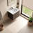 24 Inch Bathroom Vessel Sink, Ceramic Bathroom Vanity Sink Top Without Overflow, Convenient For Storing Personal Items