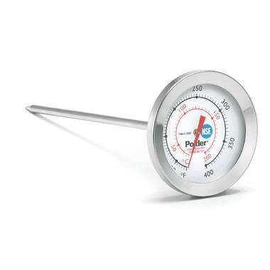 Polder Deluxe Oven Thermometer Stainless Steel