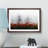 Tree Fog in Switzerland in Abstract - Picture Frame Graphic Art Print-55767787-55767788