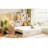 Upholstered Daybed With LED Armrest Lights, Storage Shelves & Cabinets, Pull-Out Lift-Up Trundle-179369931