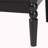 Vance Black Finish 2-Drawer Bobbin Nightstand With Metal Pull, 23.83" H X 21.02" W X 17.42" D-536821531