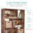 Kintz 3-Tier Mid-Century Modern Wooden Bookcase w/ Removable Back Panels, Offset Pine Legs-1426857388