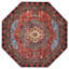 Heriz Checked Red Washable Rug-916999041