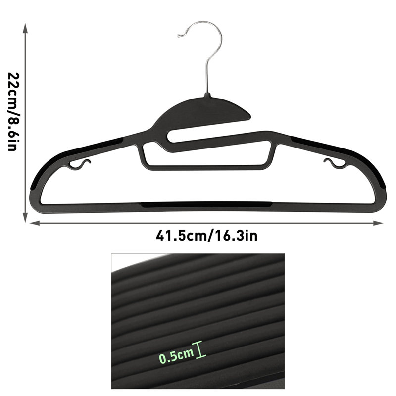Eatman Plastic Standard Hanger for Suit/Coat