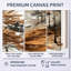 Beige brun Leandro II - Nature, impressions sur toile, art mural encadré chaleureux-1678300754-1678300755