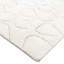 Hand Knotted Abstract Area Rug in Ivory/Black-285345649