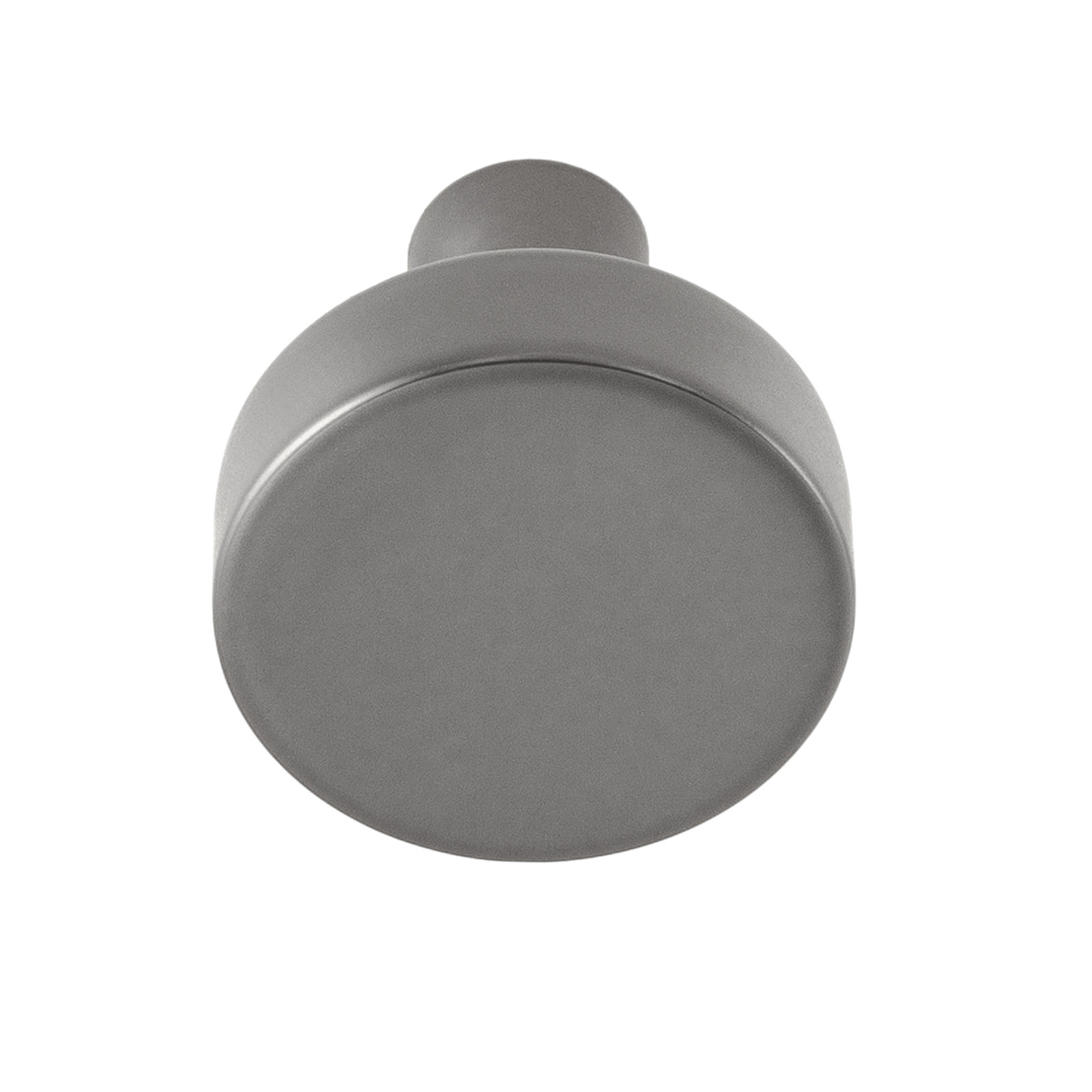 The Perfect Knob Round Cabinet Knob, Black Nickel