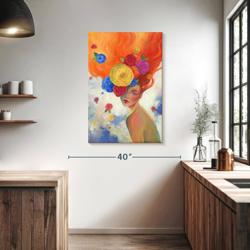 Fleur de Leisha, H 39 po x l 26 po