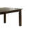 Darian Dark Walnut Four Legs Base Dining Table Seats 6