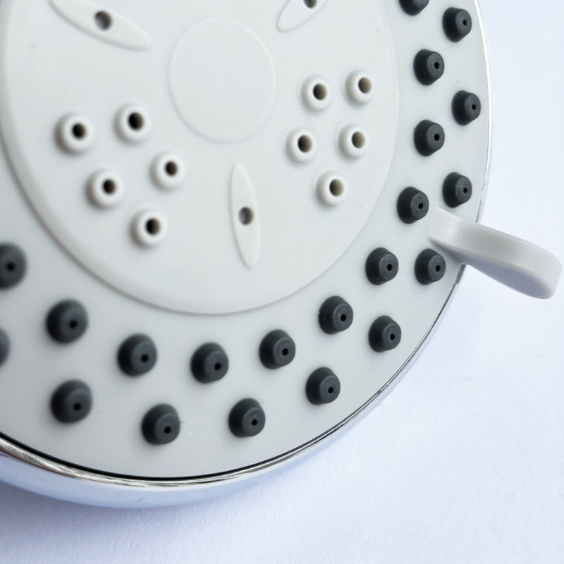 Highpressure Rain Shower Head With 3 Spray Modes, 4 Inch Fixed Bathroom Rainfall Showerhead With Adjustable Swivel Ball Joint, Bathroom Accessories