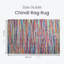 Nisbet Handwoven Multicolour Rag Rug-580986084