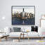 Toile avec cadre contemporain City of New York | Décoration