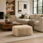 Repose-pieds en tissu moelleux-43416016