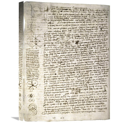 " Codex Leicester: Science Of Waves " by Leonardo Da Vinci