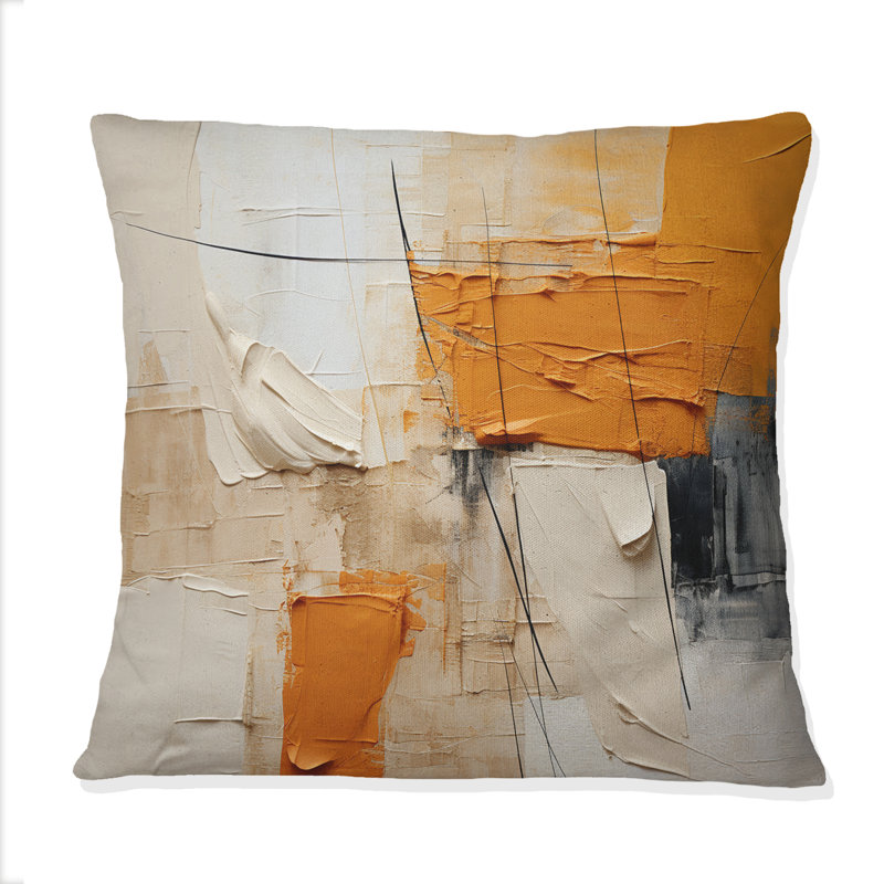 Coussin Textile Symphony II - Abstract Collages
