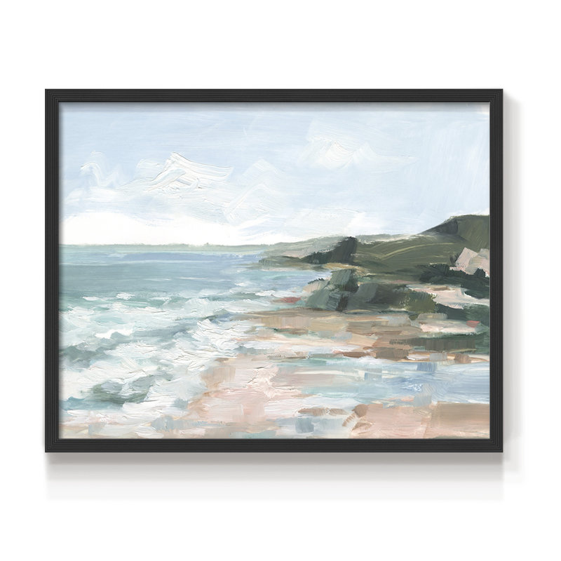«Distant Regatta I», reproduction encadrée, H 22 po x l 28 po, Noir, noir, noir, noir