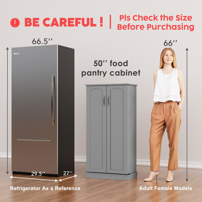 50 Inch Laundry Cabinets, Gray