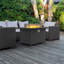 Madisonburg 76.5cm H x 110cm W Aluminum Propane Outdoor Fireplace