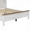 Farmhouse Platform Bed With Double Sliding Barn Door, Queen Size Bed With Charging Station, Wood Slats Support-1099591659