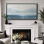 «Minimal Landscape Tranquil Horizons The Calm Of A Seascape», reproduction d'art sur toile-111566018-98042290