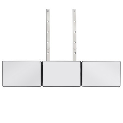 Onondaga Flat Wall Mirror with Hooks