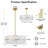 Khyryn Modern 5 Lights Drum Crystal Chandelier-1873697547
