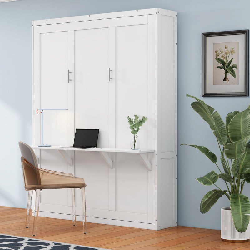 Lit escamotable, lit escamotable avec armoire Combo, Lit double