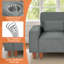 Canapé 70 po en chenille de 70,9 po, canapé moderne avec 2 porte-gobelets et coussins pour le salon / la chambre / le bureau / l’appartement-886387779-886387783