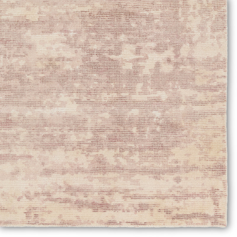Tapis rose et crème Ragsdale Barclay Butera par Retreat MBB07, Rectangle 9 pi x 12 pi