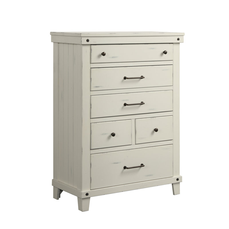 Commode 6 tiroirs à conception contemporaine
