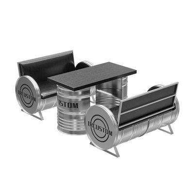 Ensemble de table de salle à manger et de chaise rectangulaire Creative Creative L 23,7 po x l 47,3 po