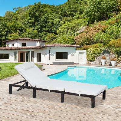 Vinson 195cm Long Sun Lounger