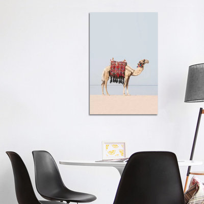 Camel In The Desert by Sisi & Seb - Wrapped Canvas Photograph