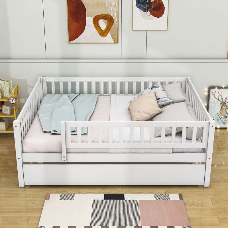 Idonna Daybed with Trundle, Full / Double, White