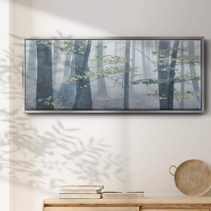 Chalky Misty- Framed Canvas, 24" H x 60" W