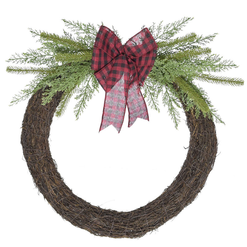 Faux Pine Grapevine 20'' Wreath
