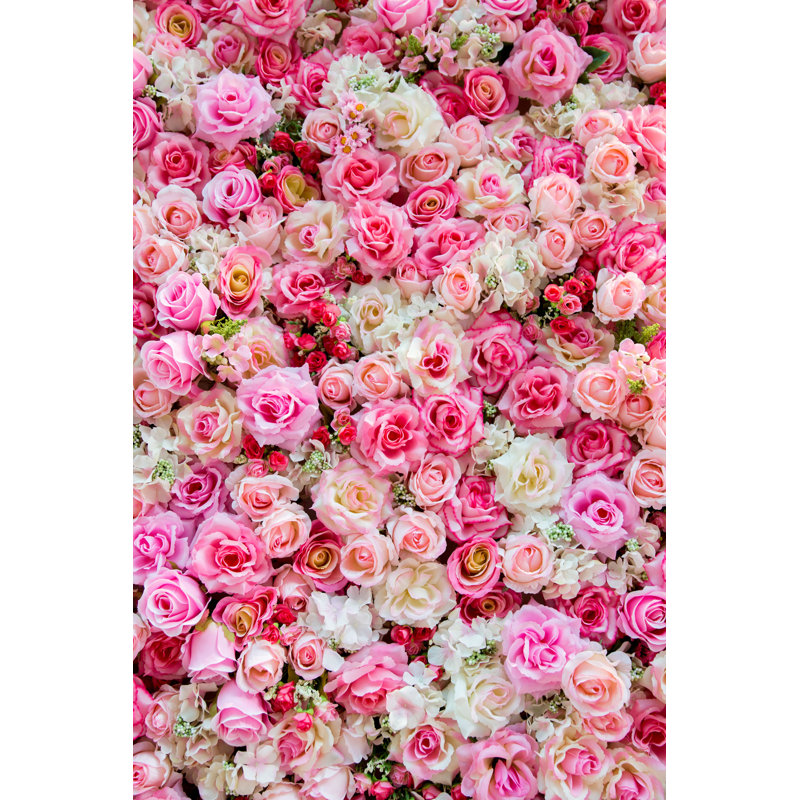 Roses Roses - photographie sur toile tendue, H 18 po x l 12 po x P 1,25 po