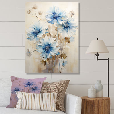 Minimal beige et bleues bleues Expression - impression