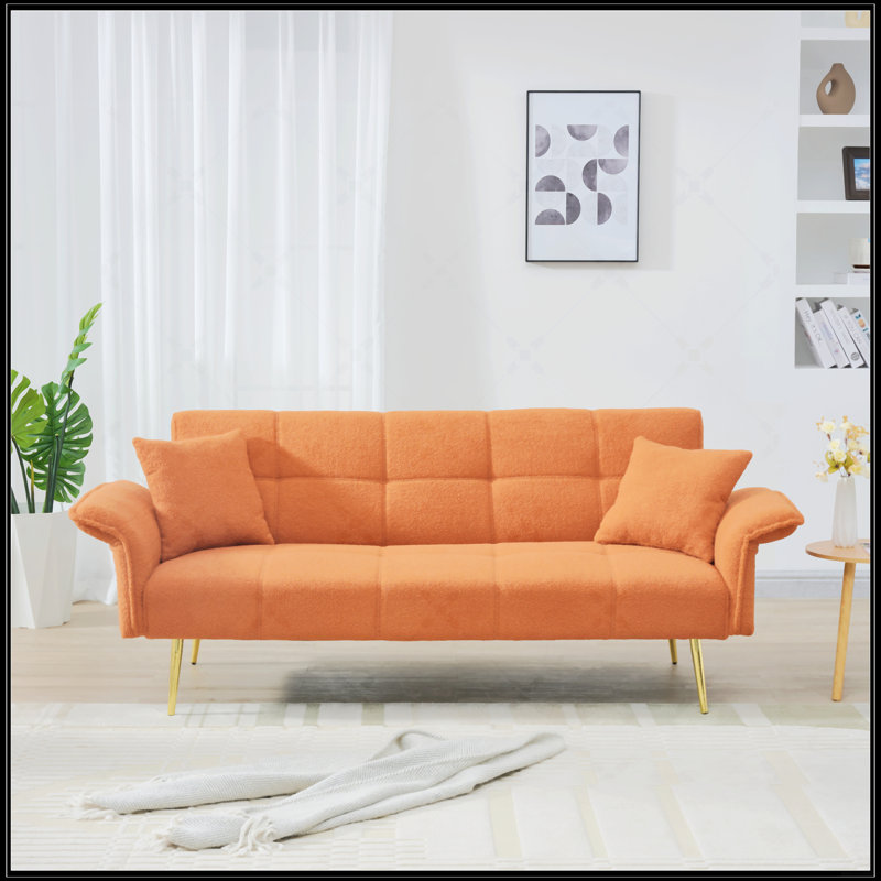 Canapé-lit convertible Teddy, Orange