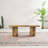 Rustic Wood-Look Outdoor Coffee Table With Iron Frame And Terrafab Top