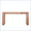 Console en bois rustique avec accents de bûches naturelles