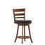 Tabouret de bar pivotant à hauteur échelle de qualité commerciale avec siège rembourré et rembourré-302501648-302501663
