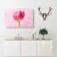 Perfectly Pink Tulip Flower - Wrapped Canvas Painting-56634910