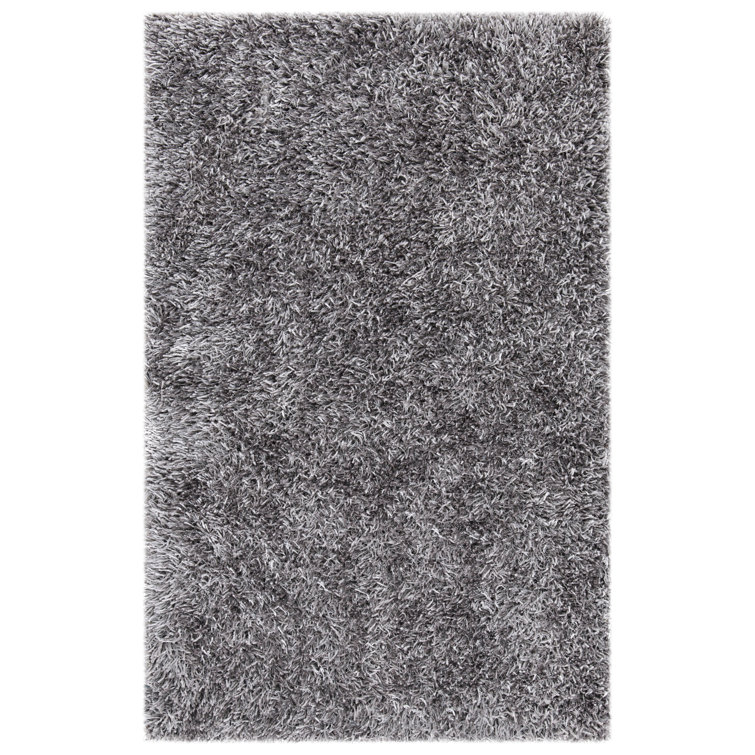 Chamira Shag Hand Tufted Performance Solid Color Rug
