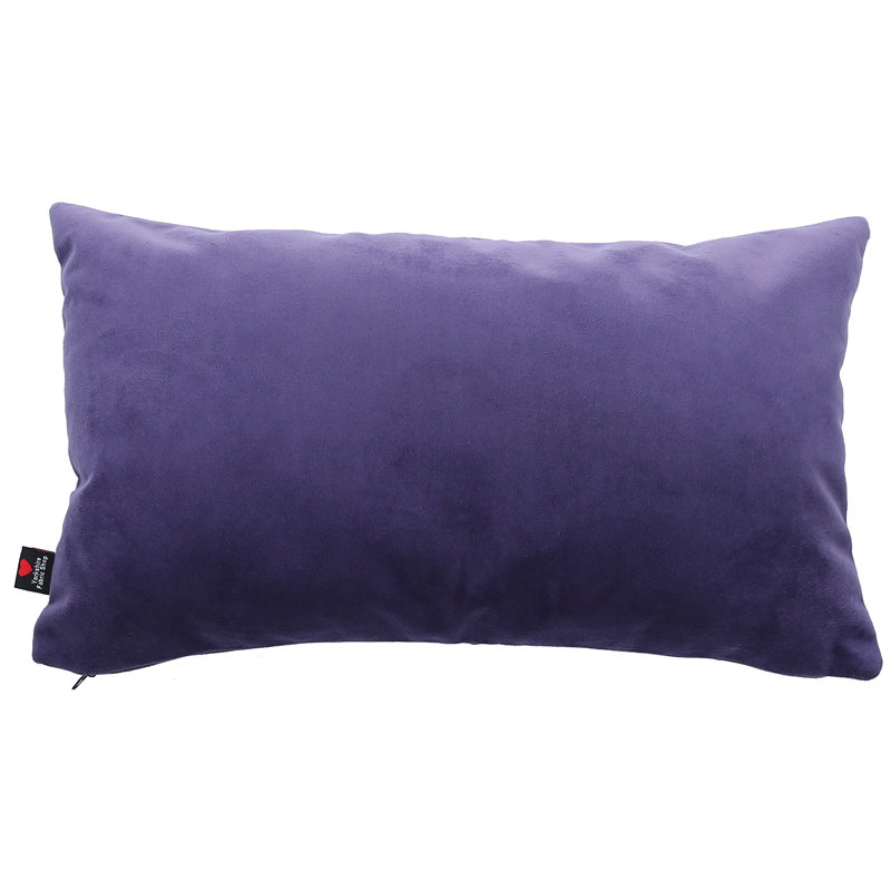 Moleskin Rectangular Throw Cushion, Purple