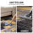 Rambo Performance Abstract Yellow/Black/Gray Area Rug-878282558